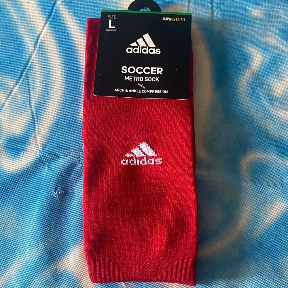 Adidas‎ Red Soccer Metro Sock
